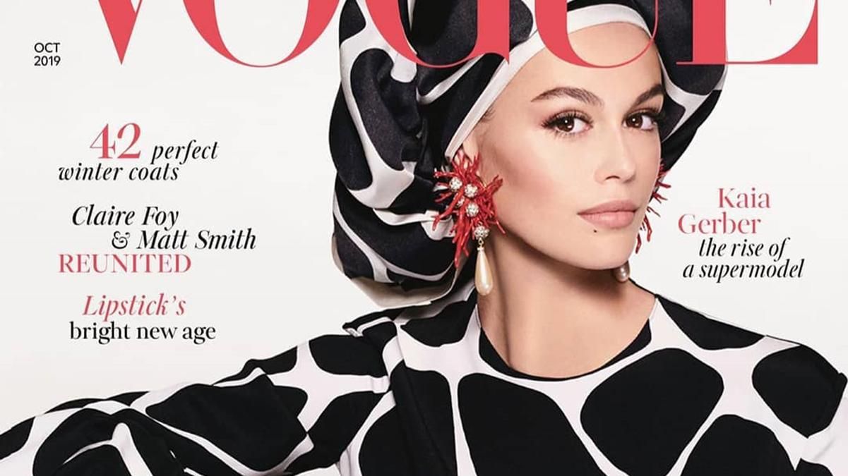 Кайя Гербер впервые стала звездой британского Vogue: эффектные фото