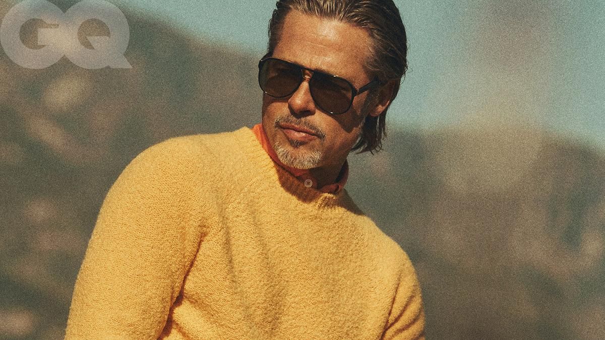 Бред Пітт приміряв ретро-образи для популярного глянцю: фото Бред Пітт приміряв ретро-образи для популярного глянцю: фото