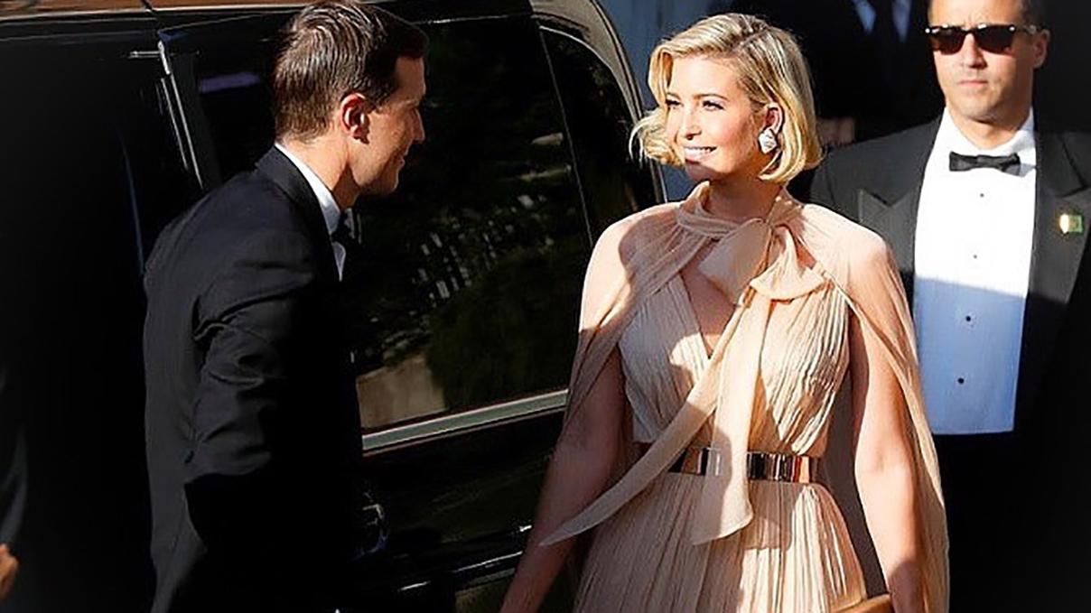 В платье цвета розового золота: Иванка Трамп ошеломила роскошным выходом в Риме