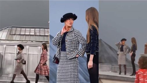 Курьез с Недели моды: блогер выбежала на подиум и сорвала показ Chanel – видео