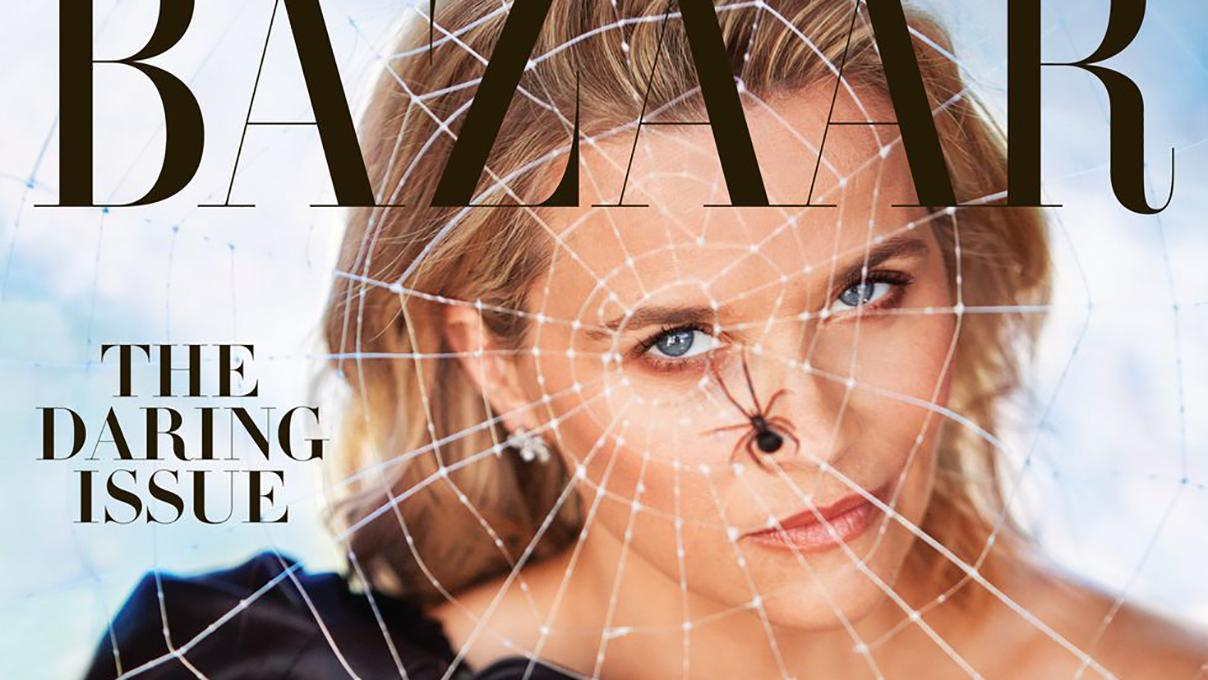 В компании пауков, мышей и змей: Риз Уизерспун снялась для смелой обложки глянца