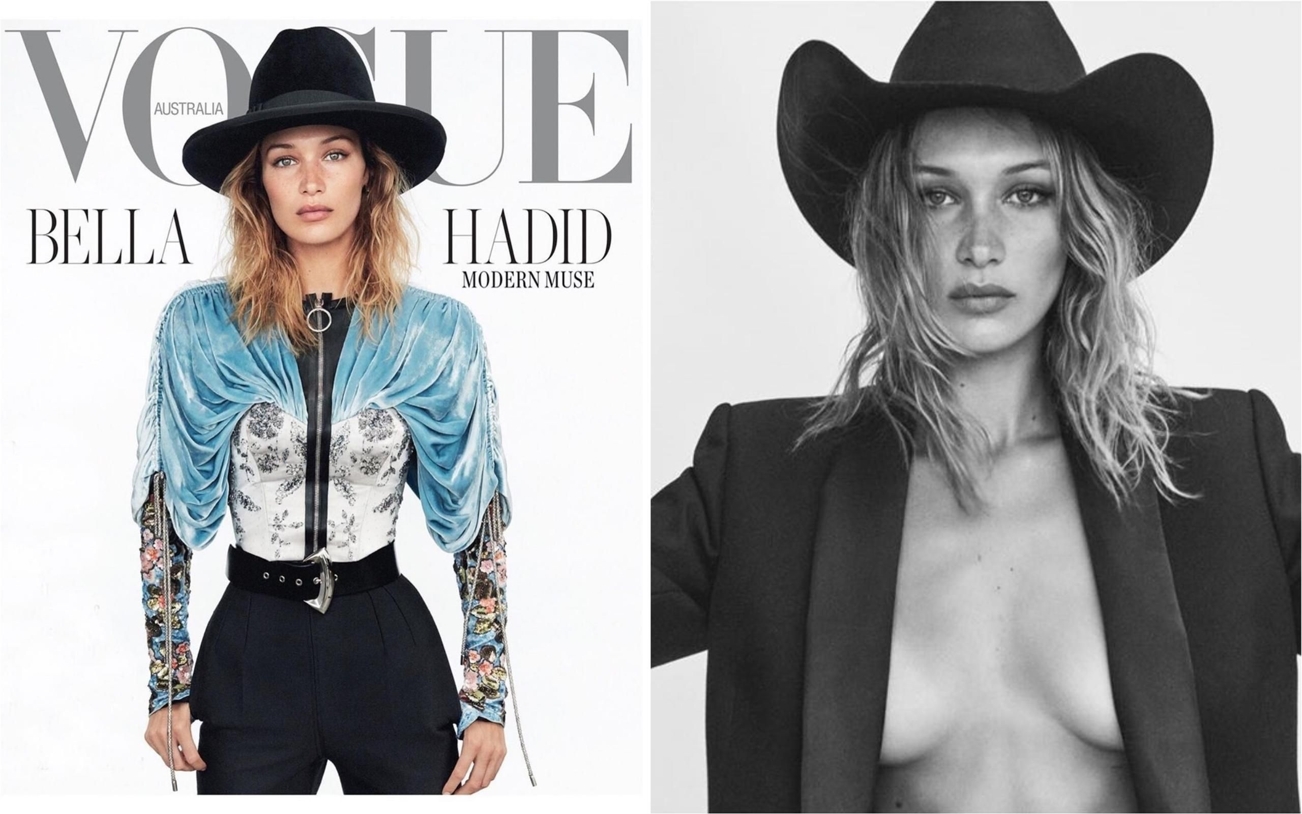 Белла Хадід звабливо роздяглася для нового номера Vogue: сексуальні фото моделі