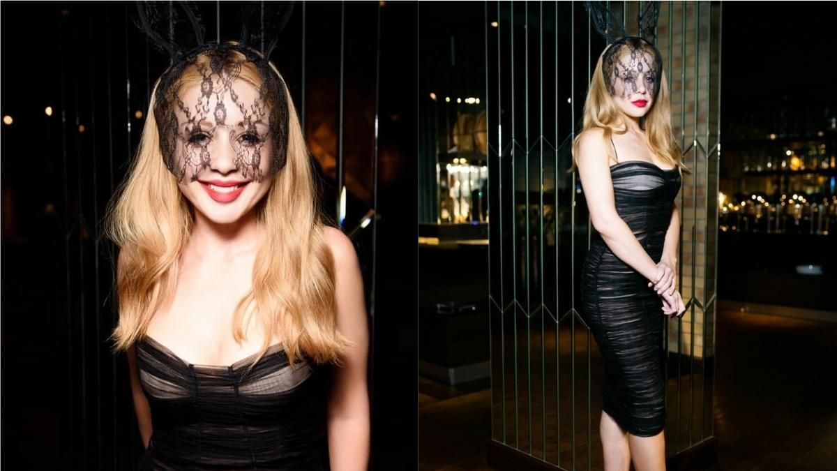 Тина Кароль примерила образ секси-кролика для костюмированной вечеринки