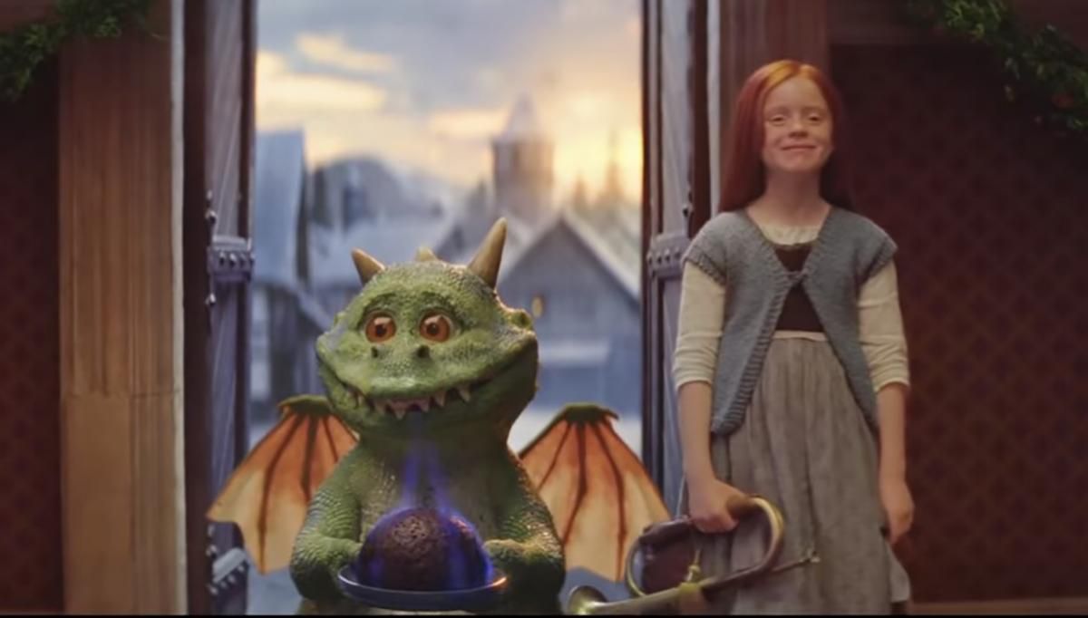 Приключения маленького дракона и рыжей девочки: сеть тронуло рождественское видео Приключения маленького дракона и рыжей девочки: сеть тронуло рождественское видео