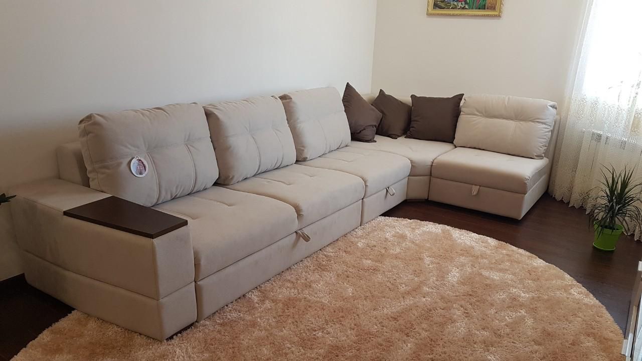 Дизайн гостинной с угловым диваном – идеи для интерьера 