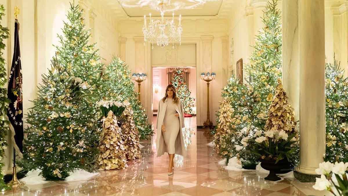 Рождественский Белый дом: как Мелания Трамп украсила резиденцию