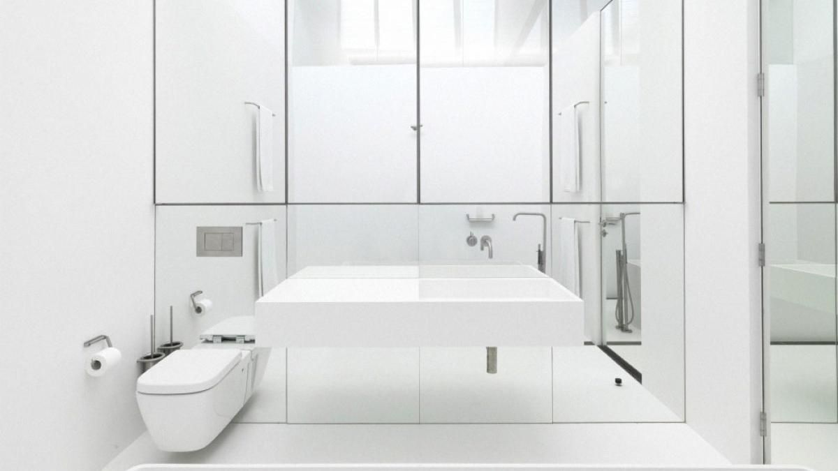 Ванная в светлых и белых тонах – дизайн, фото интерьера