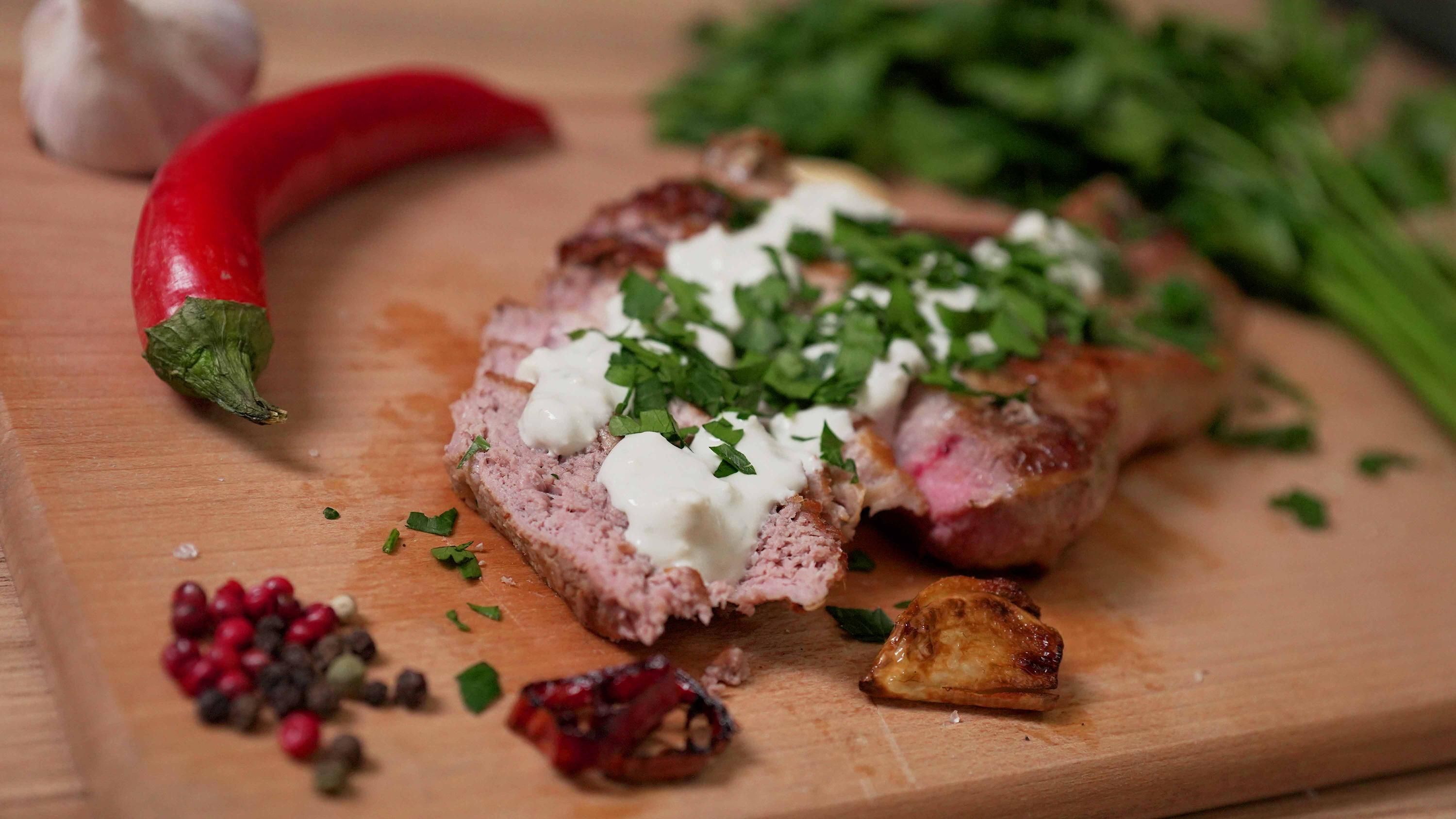 Тальята під горгондзолою на сковорідці – покроковий рецепт з фото Тальята під горгондзолою на сковорідці – покроковий рецепт з фото