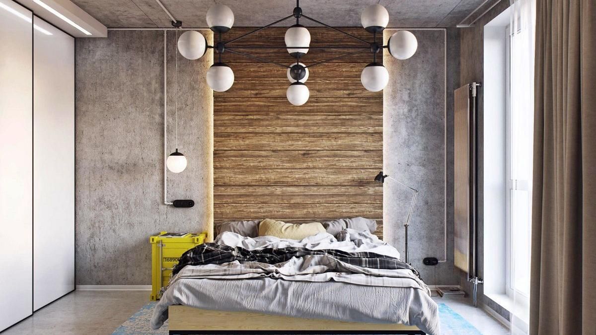 Спальня в стиле лофт: идеи для дизайна интерьера 