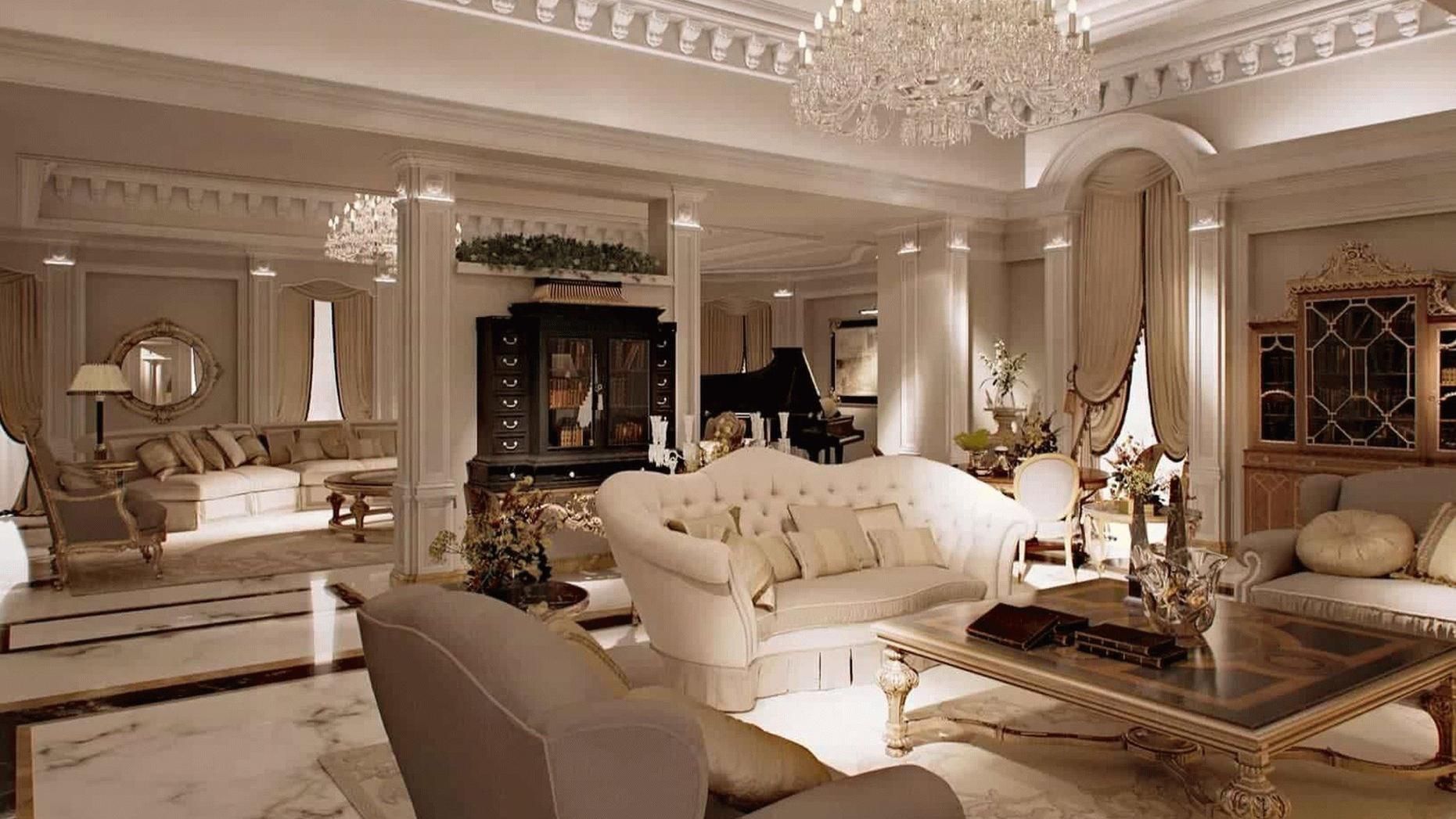 Вітальня в класичному стилі – фото інтер'єру, варіанти Вітальня в класичному стилі – фото інтер'єру, варіанти