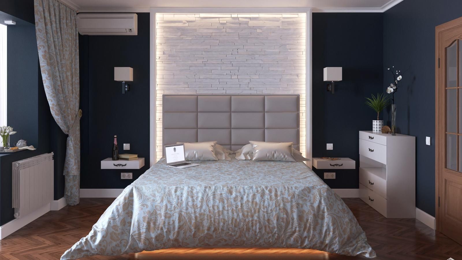 Спальня в стиле модерн 2019  – оформление, фото интерьера