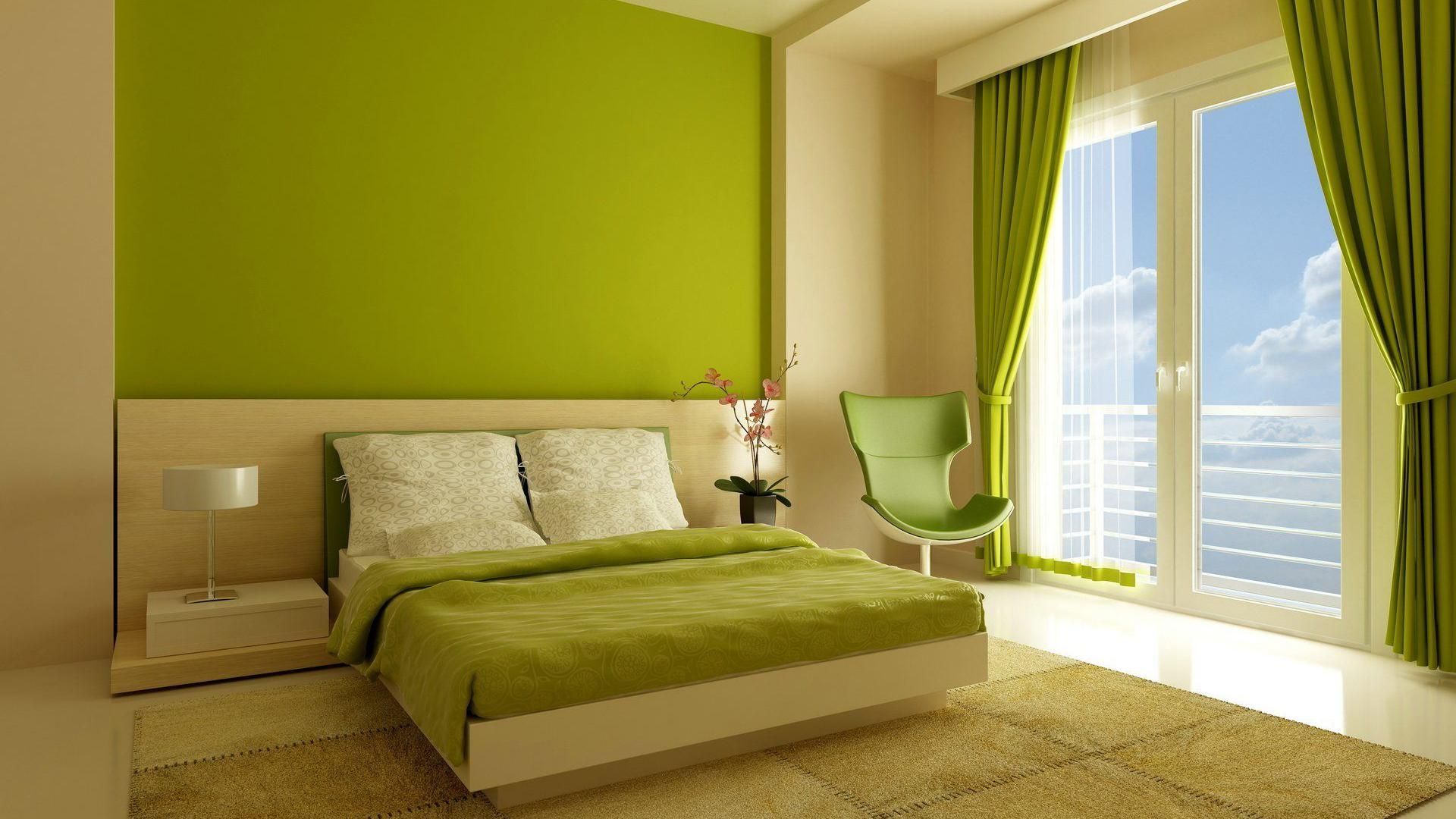 Фарбування стін: стильні комбінації з двох кольорів для спальні – фото 