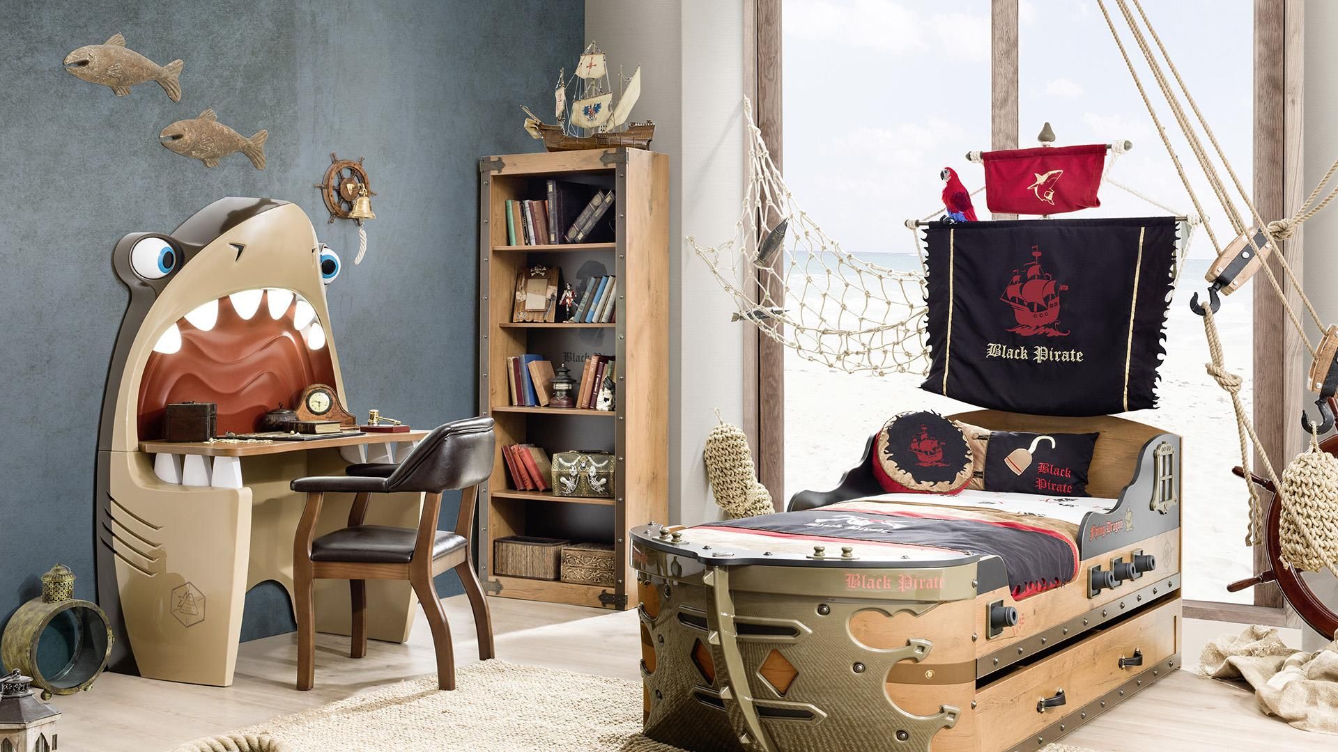 Дизайн дитячої кімнати для хлопчика з фото – космос, класика Дизайн дитячої кімнати для хлопчика з фото – космос, класика