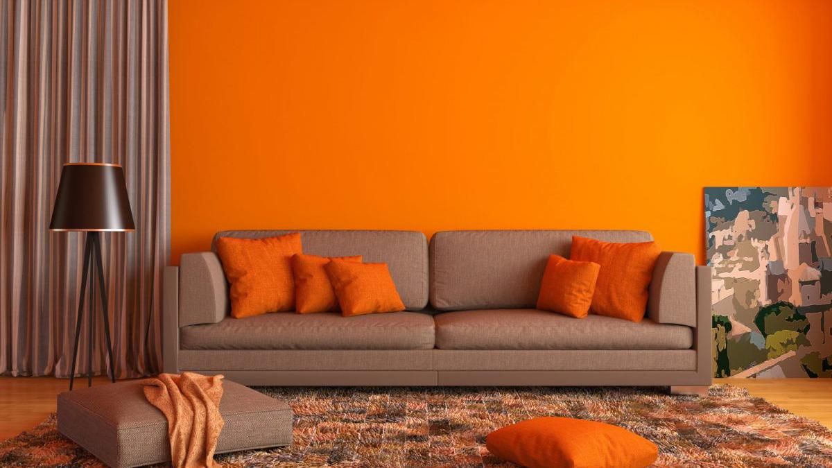 Фарбування стін у вітальні – поєднання кольорів, етапи