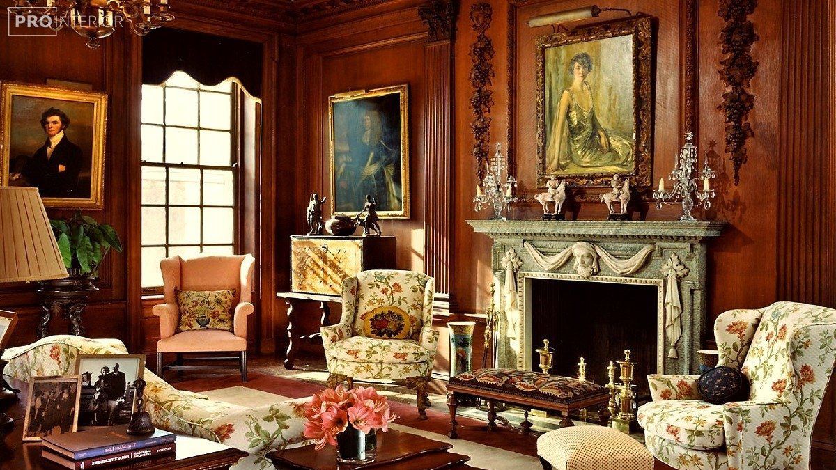 Гостиная в викторианском стиле – интерьер гостинной 