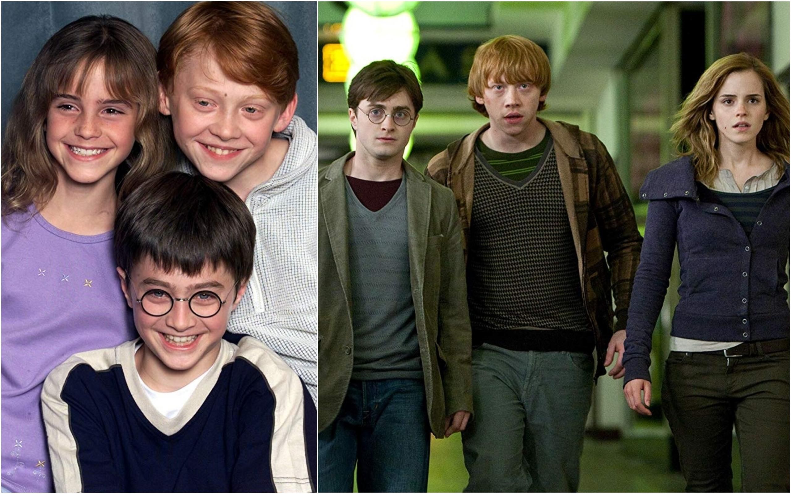 "Гаррі Поттер": як змінювалися головні герої протягом зйомок всіх частин саги – фотопорівняння "Гаррі Поттер": як змінювалися головні герої протягом зйомок всіх частин саги – фотопорівняння