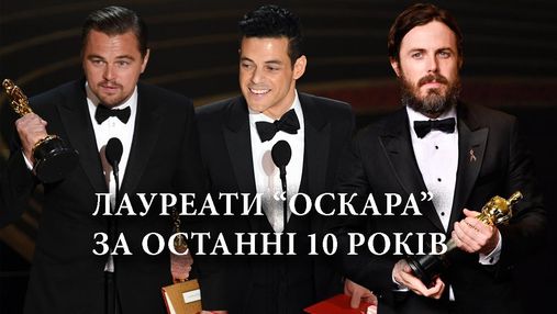 Актеры, получившие Оскар за последние 10 лет: список
