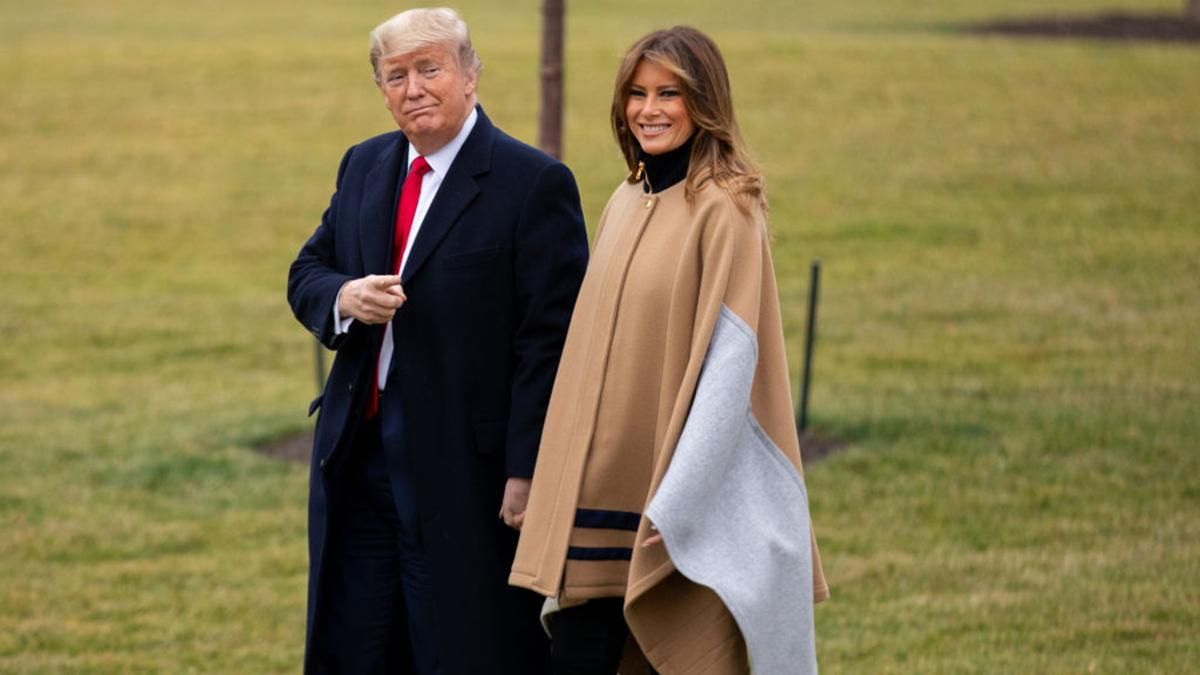 Мелания Трамп продемонстрировала стильный зимний образ Мелания Трамп продемонстрировала стильный зимний образ