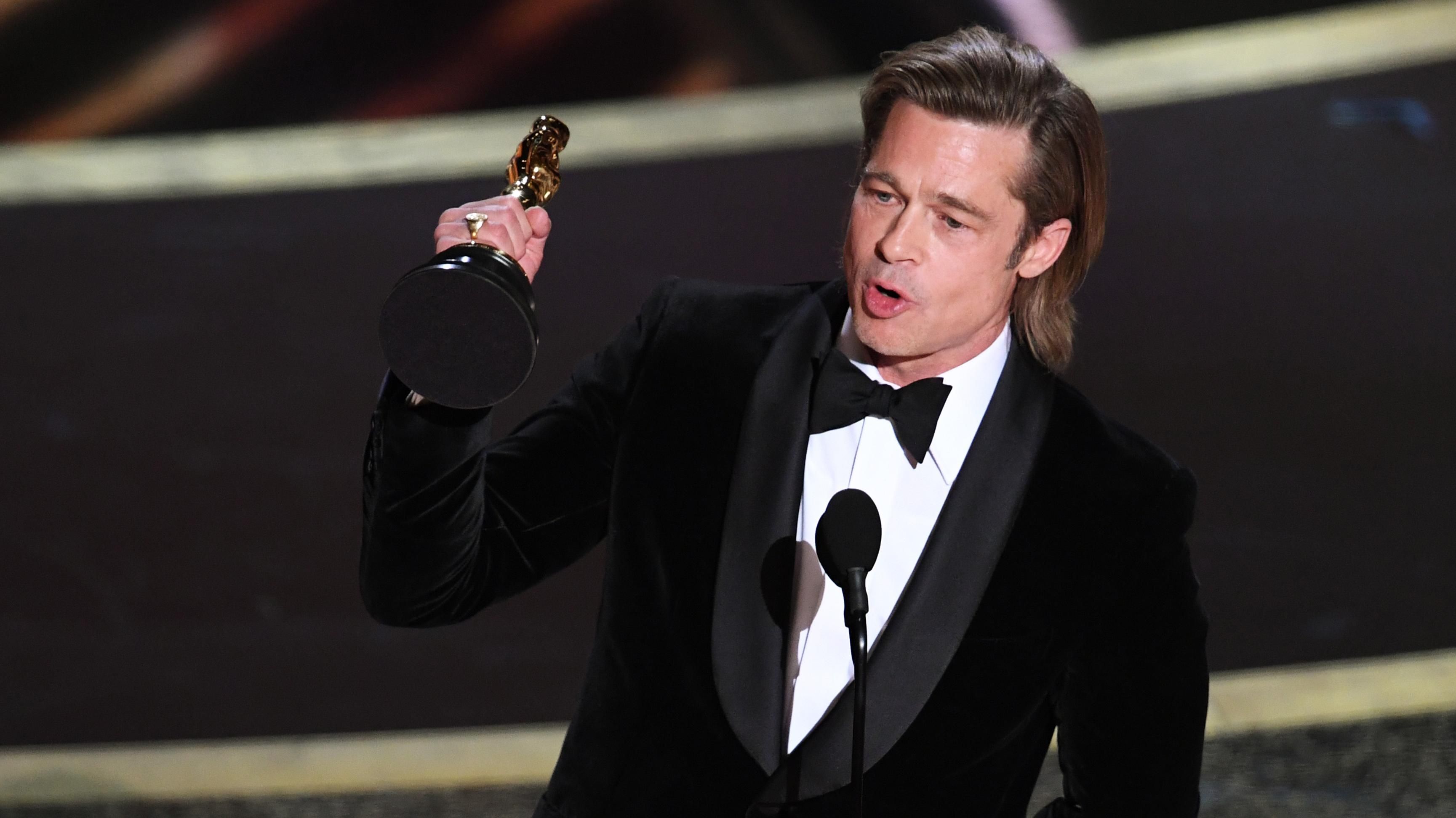 Брэд Питт на Оскар 2020 – фото и видео вручения Оскар