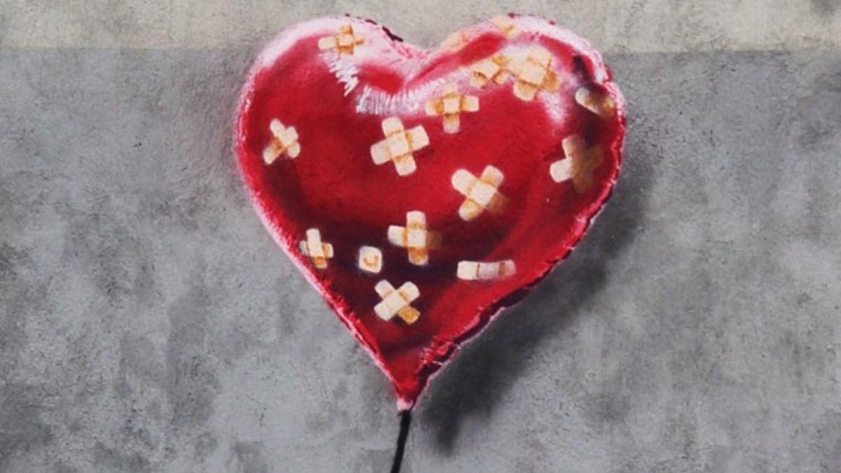 Бенксі привітав усіх закоханих: графіті-валентинка