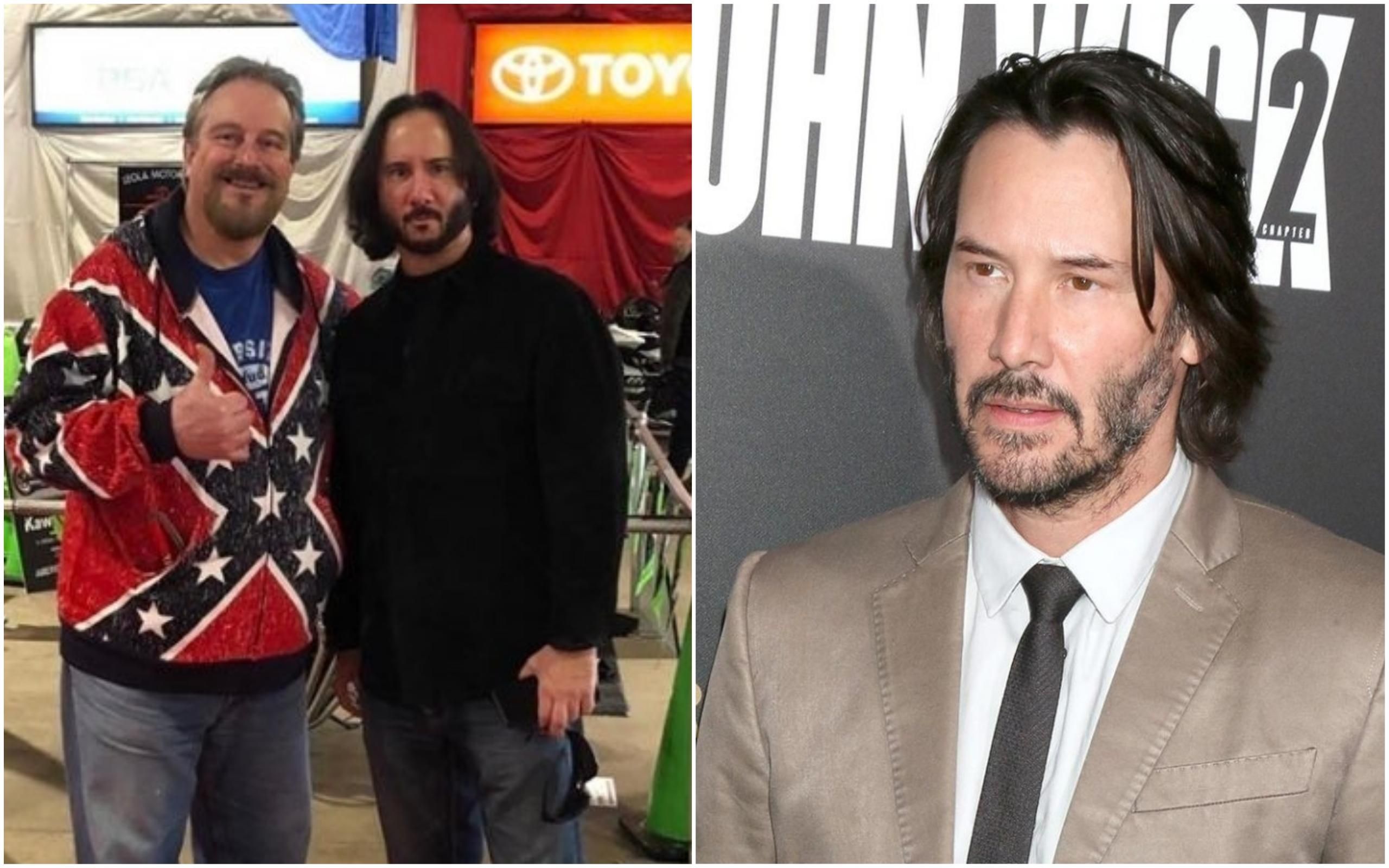 Сторонник Трампа сфотографировался с фейковым Киану Ривзом на байк-шоу: сеть подрывают мемы Сторонник Трампа сфотографировался с фейковым Киану Ривзом на байк-шоу: сеть подрывают мемы