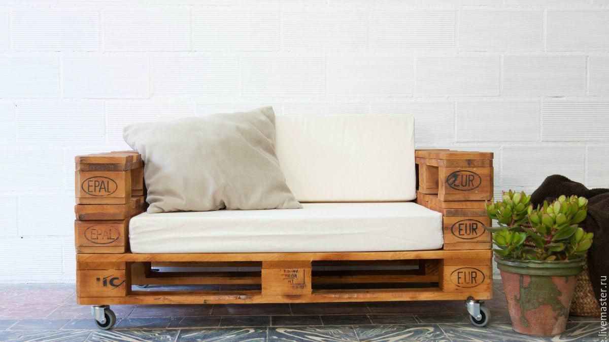 Как сделать мебель из деревянных поддонов – инструкция, фото 