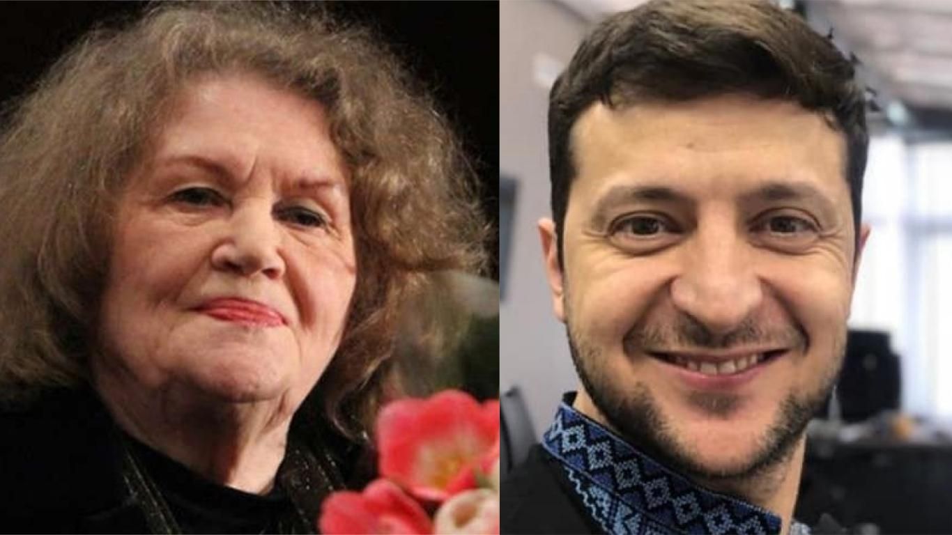 Володимир Зеленський привітав Ліну Костенко з ювілеєм Володимир Зеленський привітав Ліну Костенко з ювілеєм