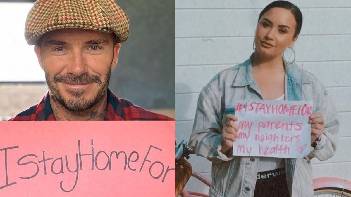 Зірки запустили флешмоб у час карантину: Я залишаюсь вдома заради... Зірки запустили флешмоб у час карантину: Я залишаюсь вдома заради...