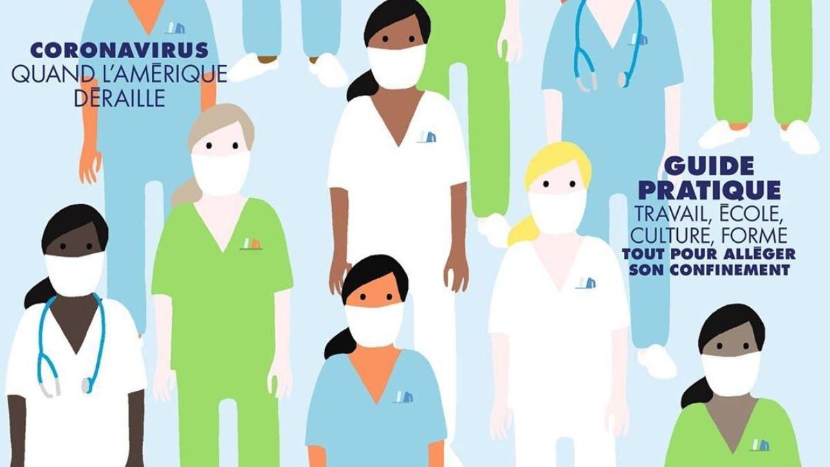 Французький Elle випустив спеціальний номер, присвячений лікарям, які борються з коронавірусом Французький Elle випустив спеціальний номер, присвячений лікарям, які борються з коронавірусом