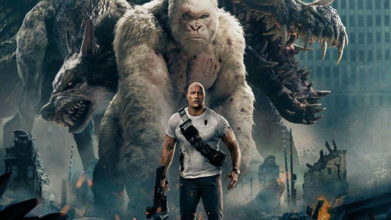 "Ремпейдж": Двейн Джонсон і його горила "Ремпейдж": Двейн Джонсон і його горила