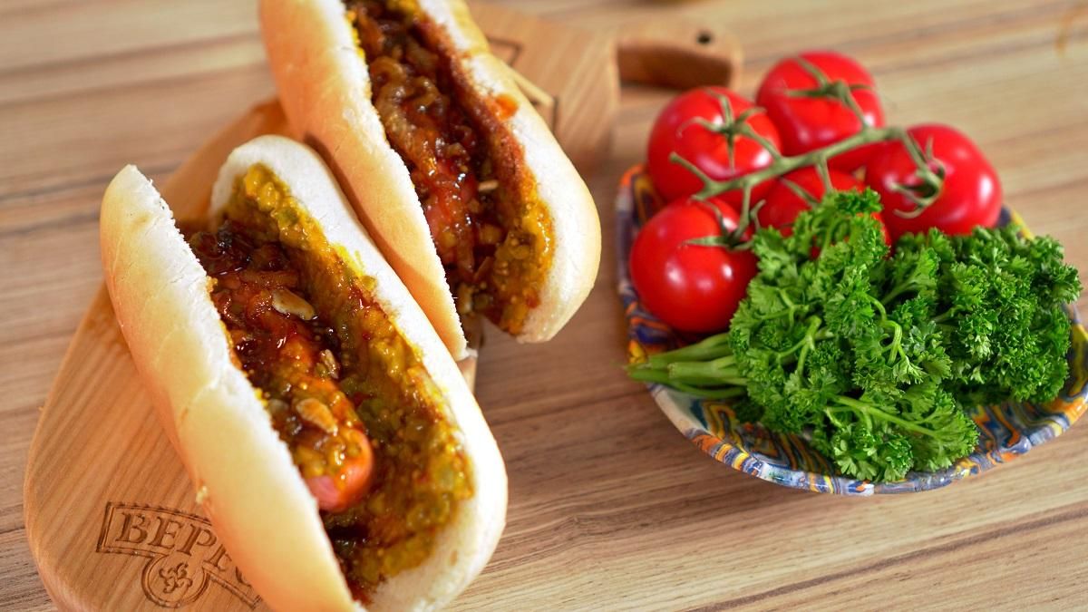 Хот-дог дома – рецепт пошагового приготовления с горчицей Хот-дог дома – рецепт пошагового приготовления с горчицей