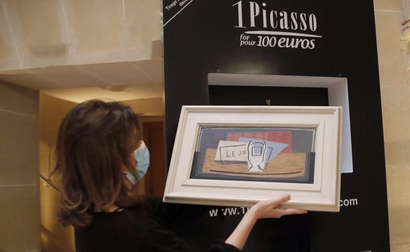 Итальянка выиграла картину Пикассо стоимостью миллион евро: видео