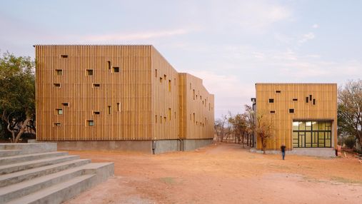 Фасад з дерев'яних дощечок: в ПАР побудували гуртожитки дивної форми – фото 