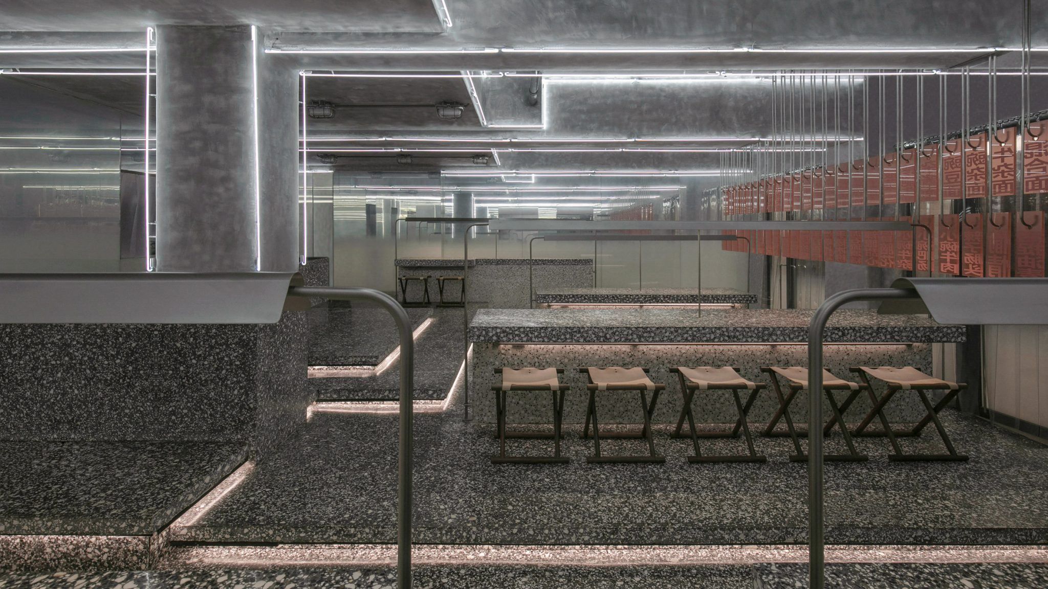 Суцільний граніт: неординарний інтер'єр ресторану з Китаю – фото Суцільний граніт: неординарний інтер'єр ресторану з Китаю – фото