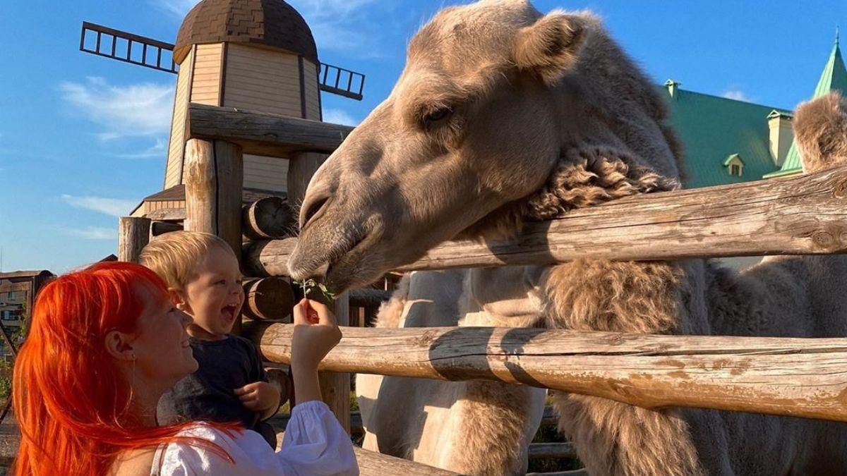 У білій сукні: вагітна Світлана Тарабарова із сином побувала в зоопарку – милі фото У білій сукні: вагітна Світлана Тарабарова із сином побувала в зоопарку – милі фото