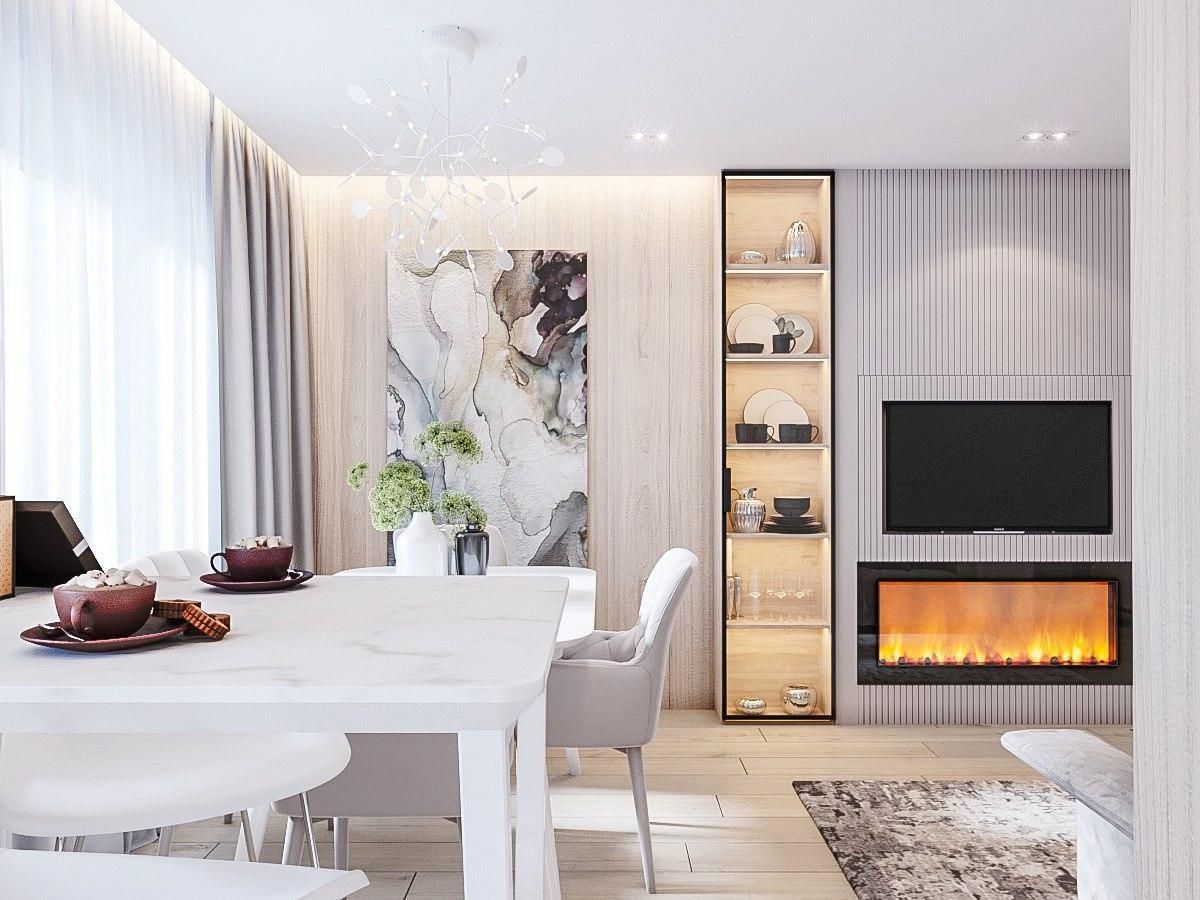Електрокаміни у заміських будинках Електрокаміни у заміських будинках