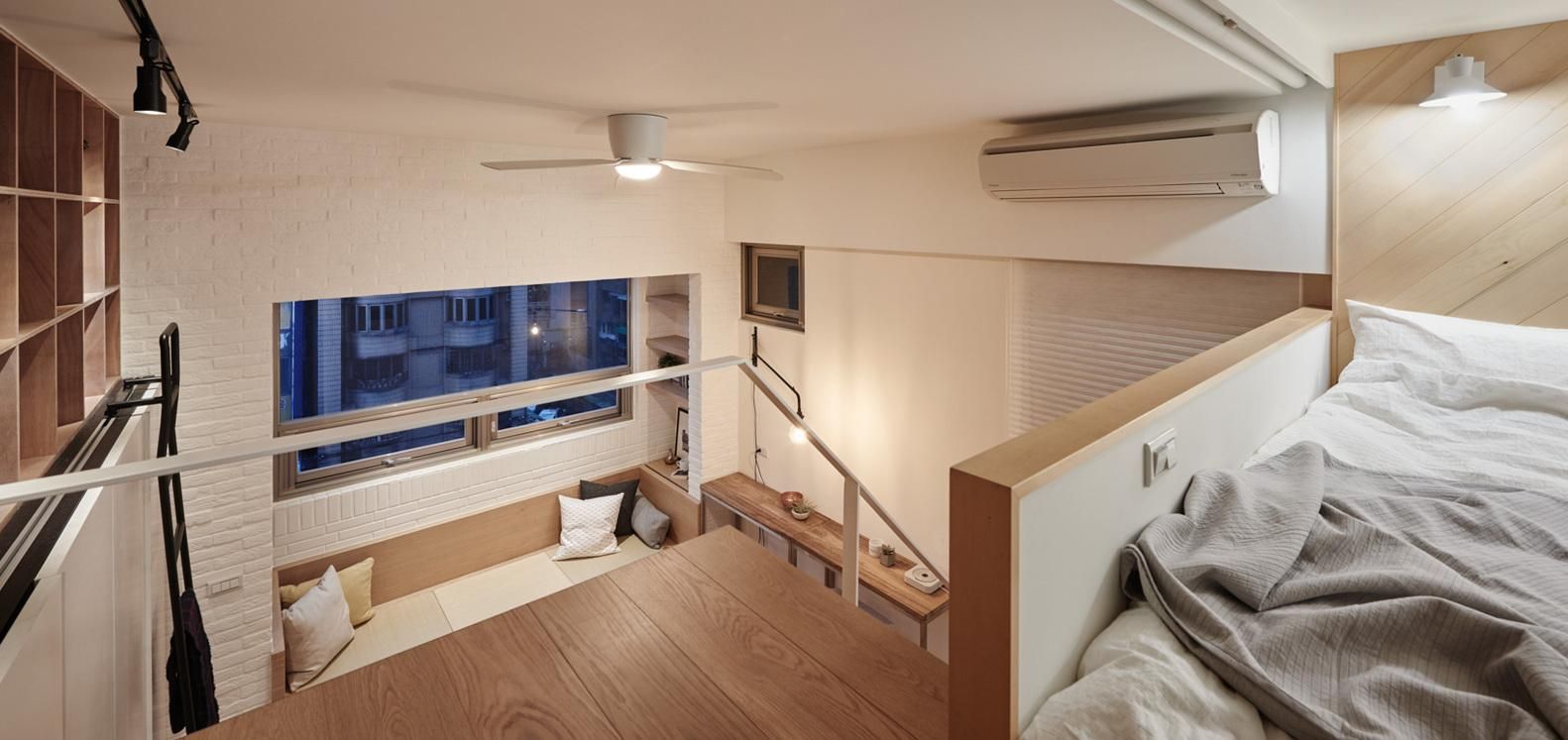 В лучших традициях хюге – в Тайване подготовили проект уютной двухуровневой квартиры: фото