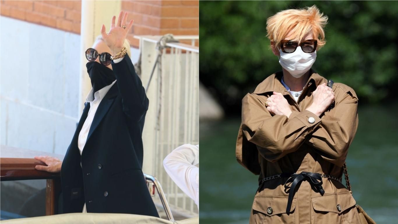Стильні вбрання і маски: хто з акторів приїхав на Венеційський кінофестиваль – фото