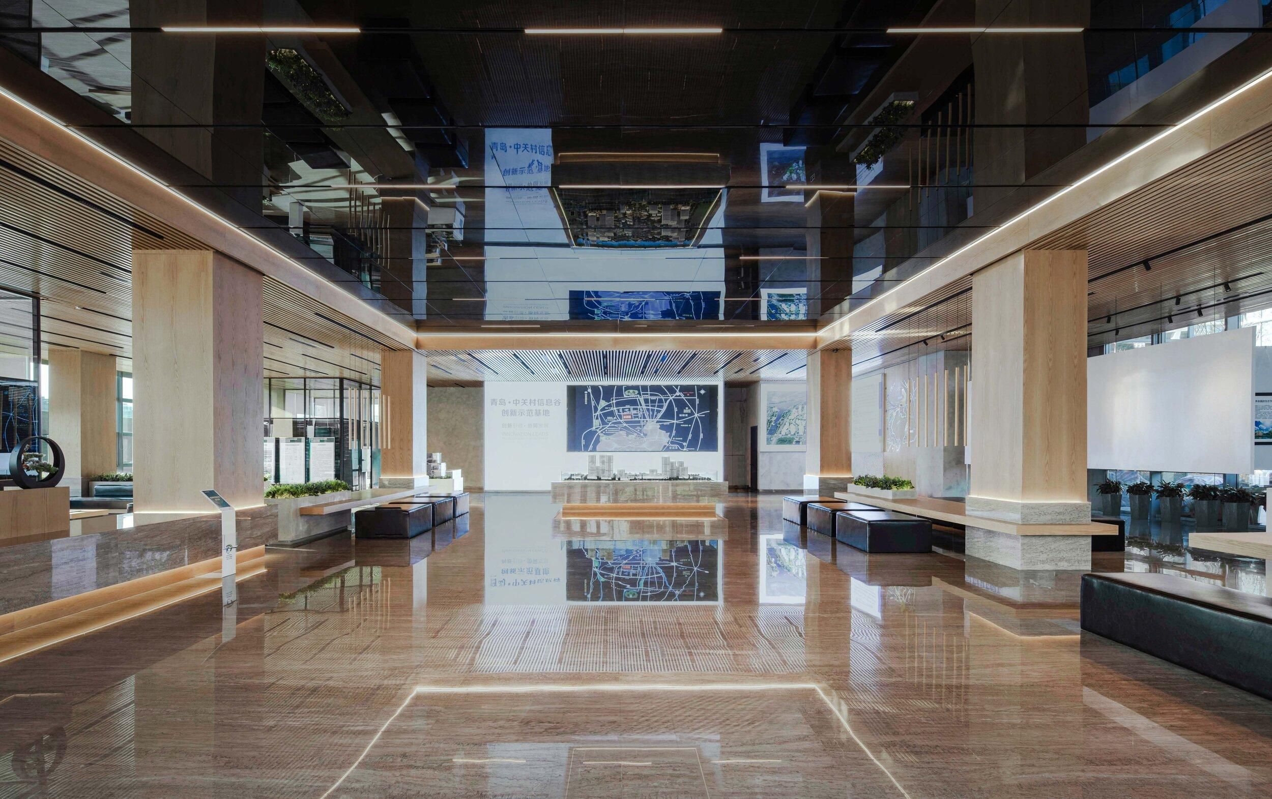 Стены на кнопках и живые деревья: украинцы создали дизайн современного центра в Китае – фото Стены на кнопках и живые деревья: украинцы создали дизайн современного центра в Китае – фото