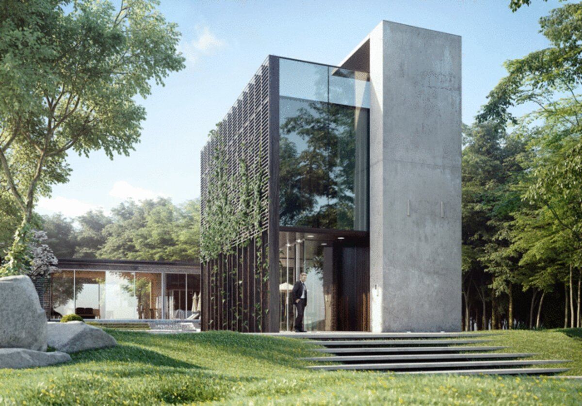 У горах біля басейну: сучасний дизайн літньої резиденції у Карпатах – фото У горах біля басейну: сучасний дизайн літньої резиденції у Карпатах – фото