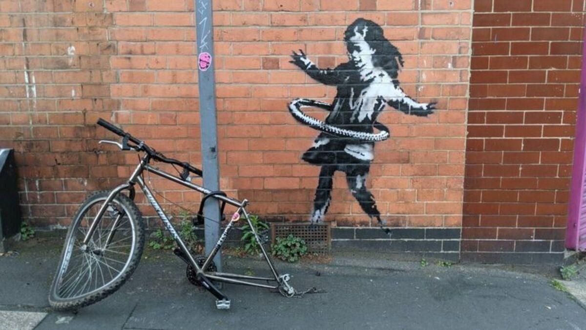 Бэнкси создал новое граффити в Британии: фото - 24 канал