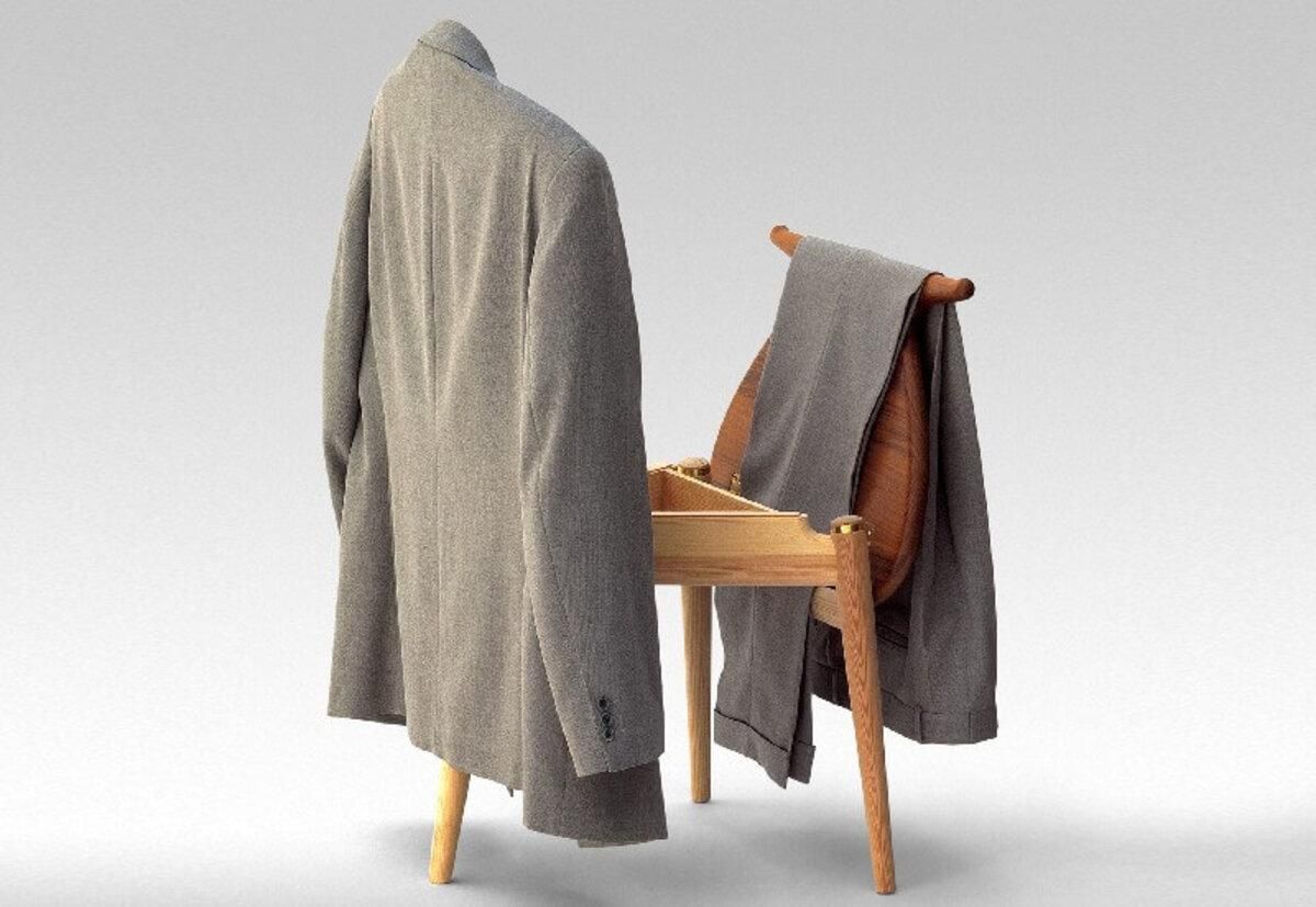 Вы точно его купите: дизайнеры создали стул, на который можно вешать одежду