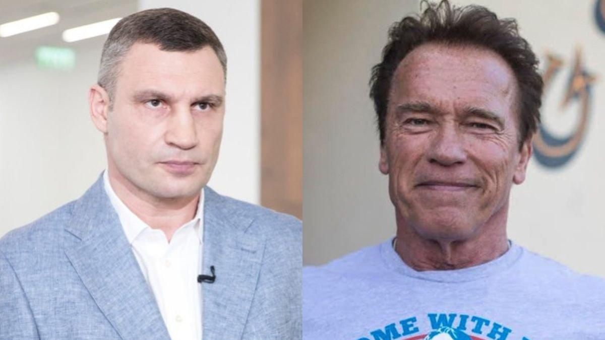 Арнольд Шварценеггер поздравил Виталия Кличко с результатами выборов Арнольд Шварценеггер поздравил Виталия Кличко с результатами выборов