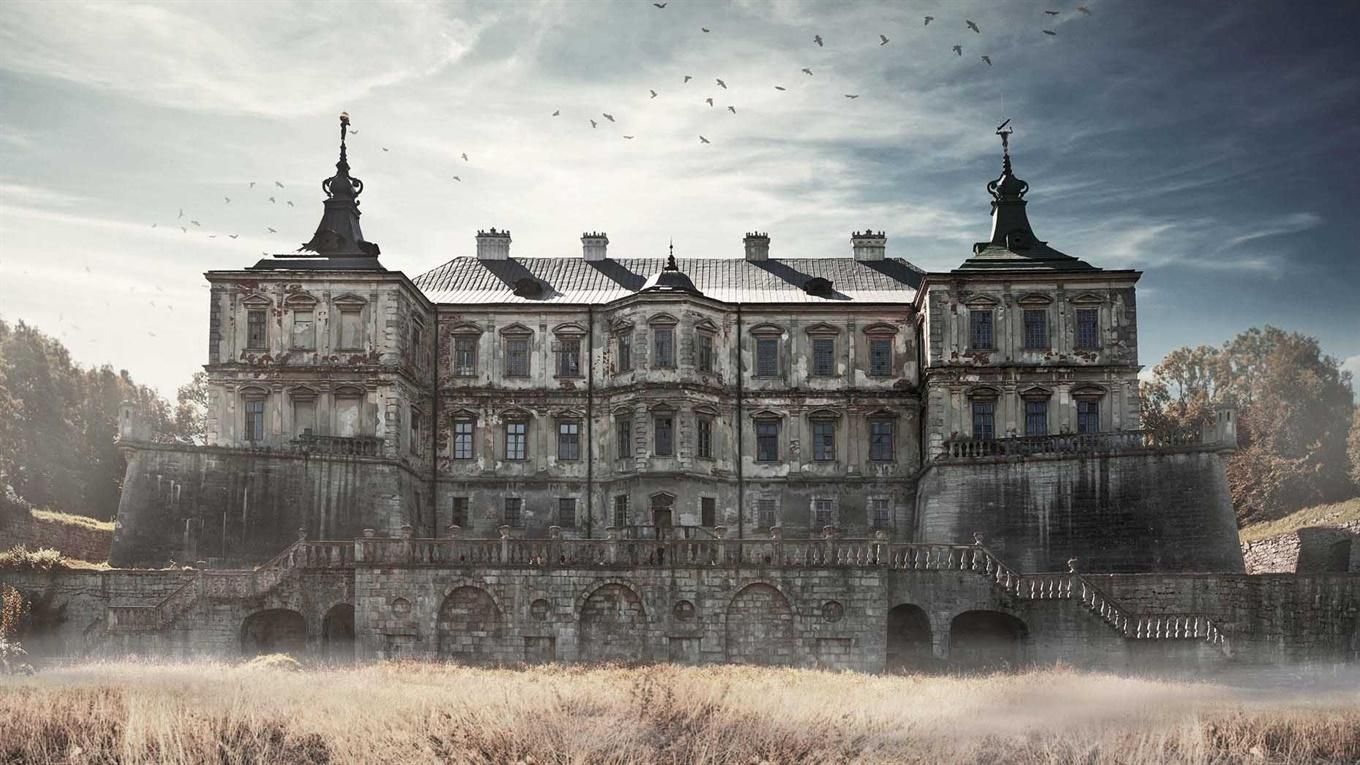 Как выглядел Подгорецкий замок 100 лет назад Как выглядел Подгорецкий замок 100 лет назад