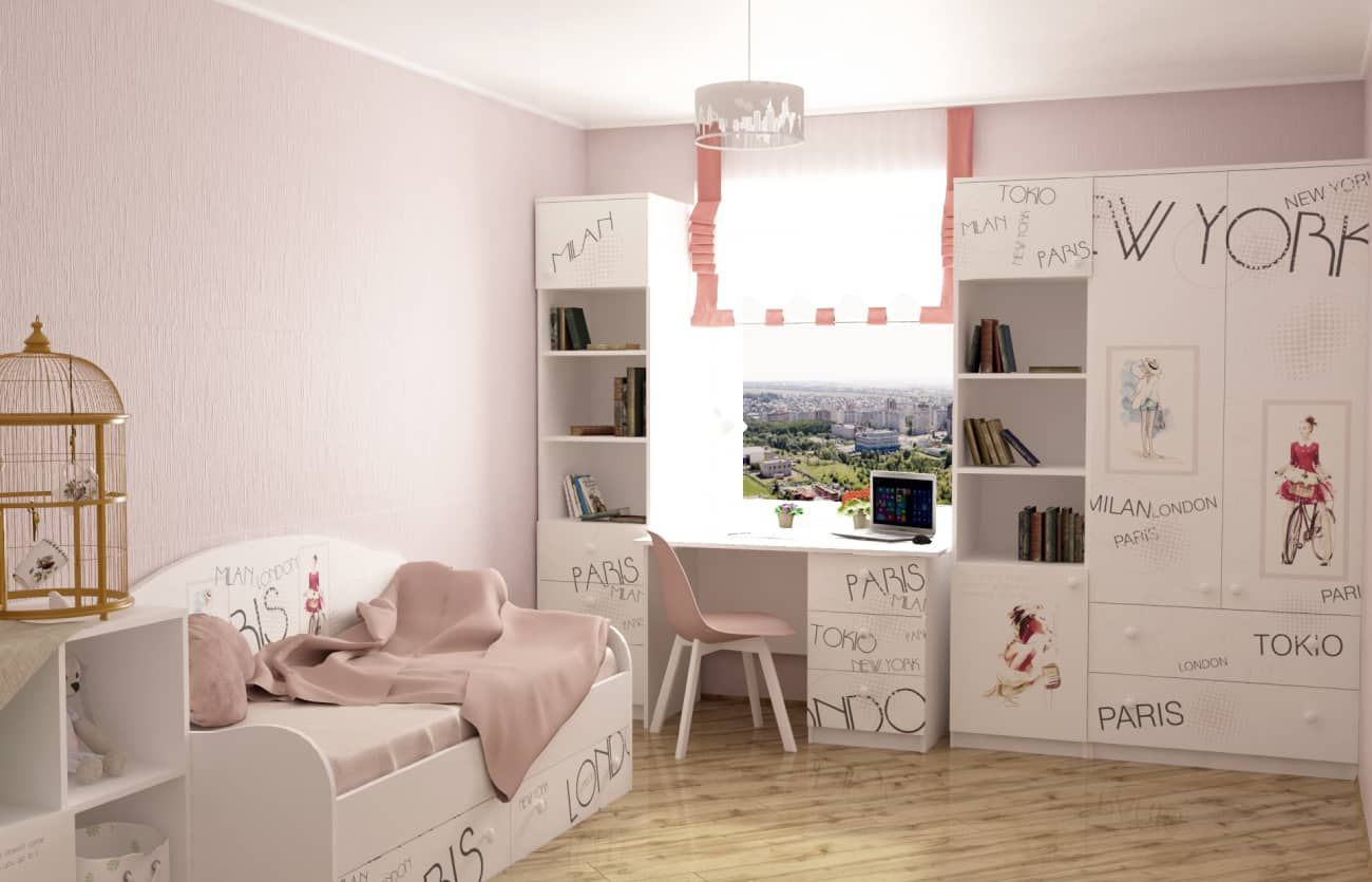 Приклад оформлення дитячої кімнати Приклад оформлення дитячої кімнати