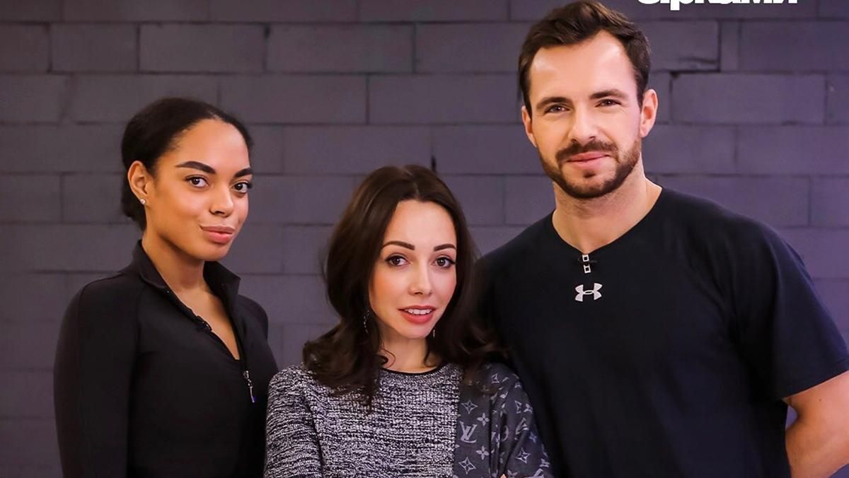 Екатерина Кухар с Сергеем Мельником и Аделиной Дели Екатерина Кухар с Сергеем Мельником и Аделиной Дели