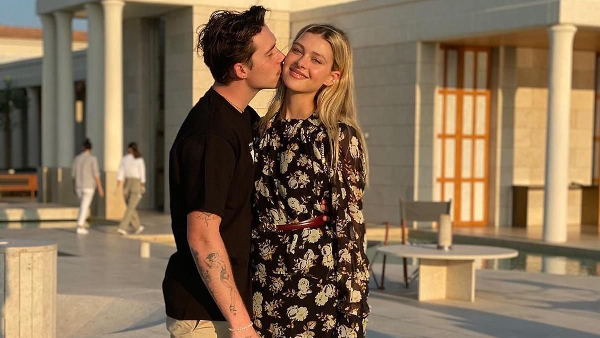 Бруклин Бекхэм с невестой Бруклин Бекхэм с невестой