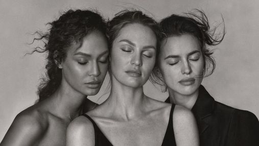 Чарівне тріо: Ірина Шейк, Кендіс Сванепул і Джоан Смоллс прикрасили обкладинку Vogue