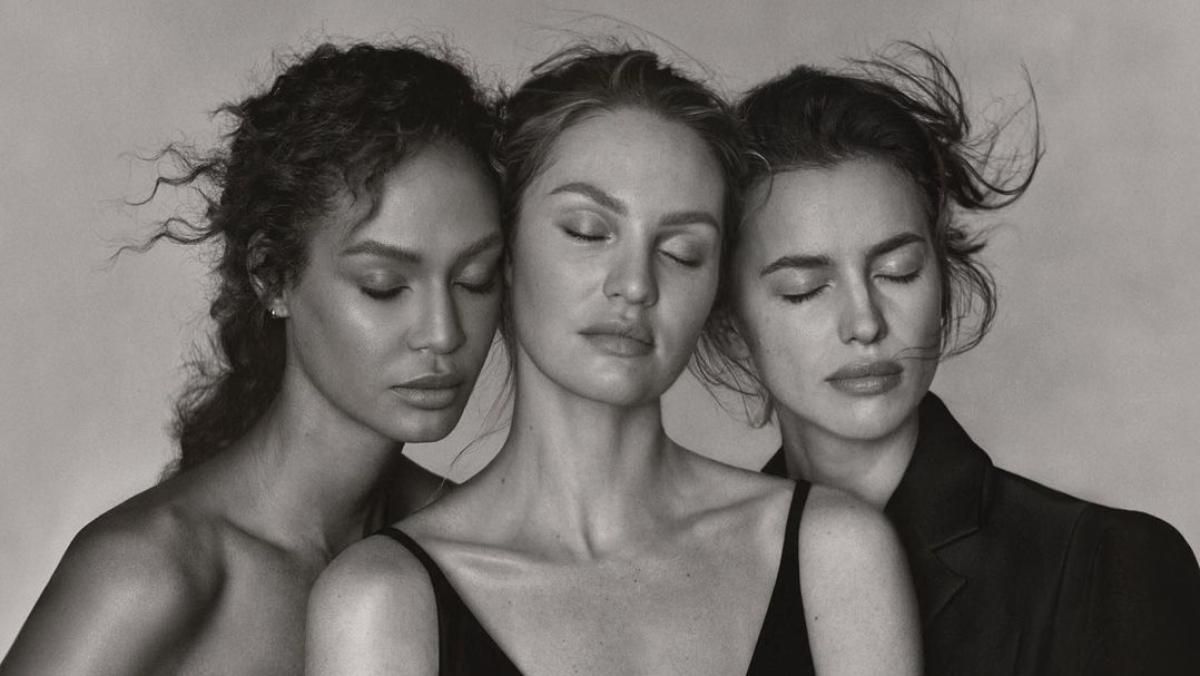 Ирина Шейк, Кэндис Сванепул и Джоан Смоллс для Vogue Greece