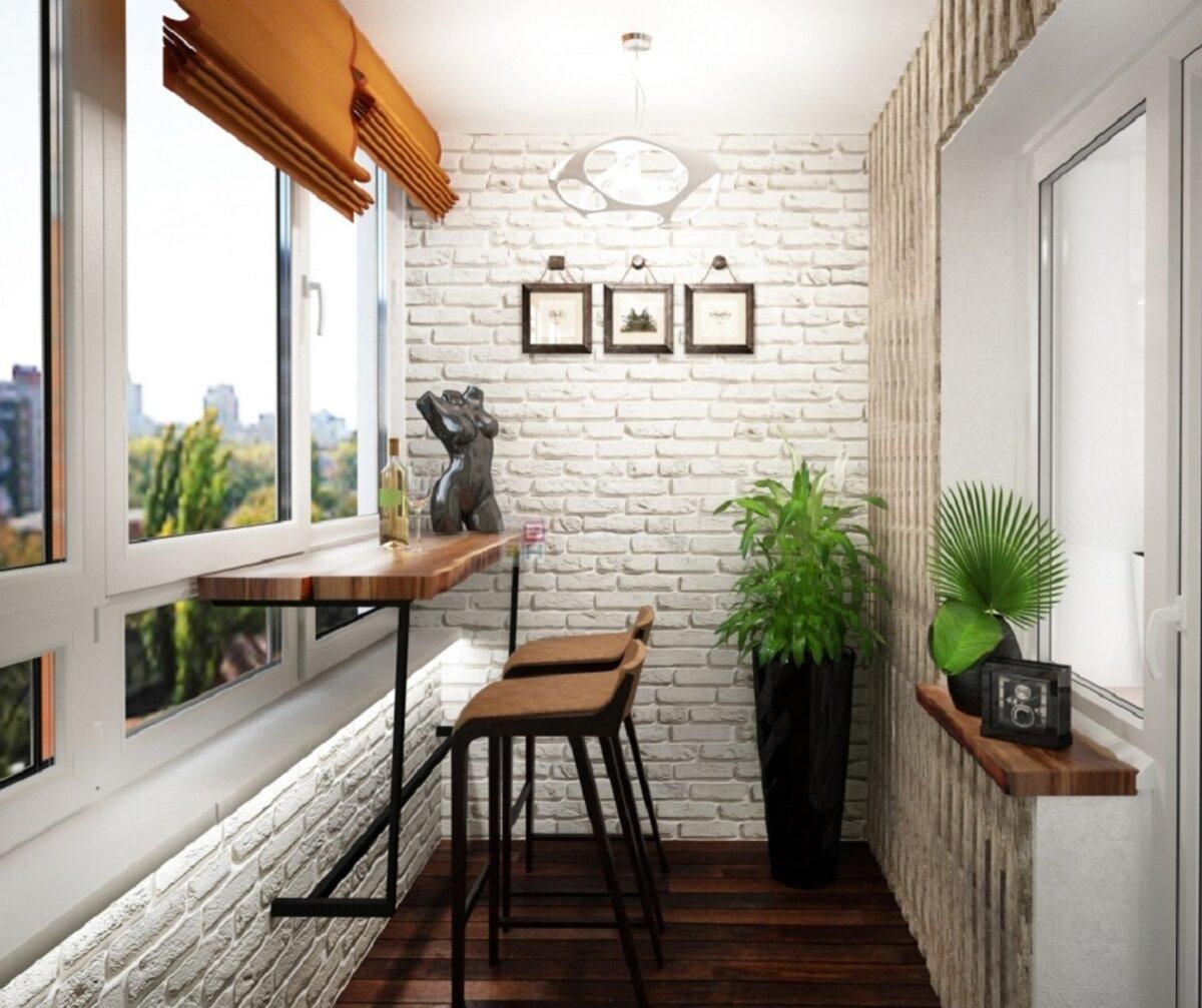 Балкон в стиле лофт Балкон в стиле лофт